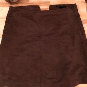 Faux Suede Mini Skirt 🤩